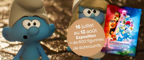 Banner schtroumpfs expo