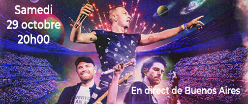 bannière promo Coldplay CDF